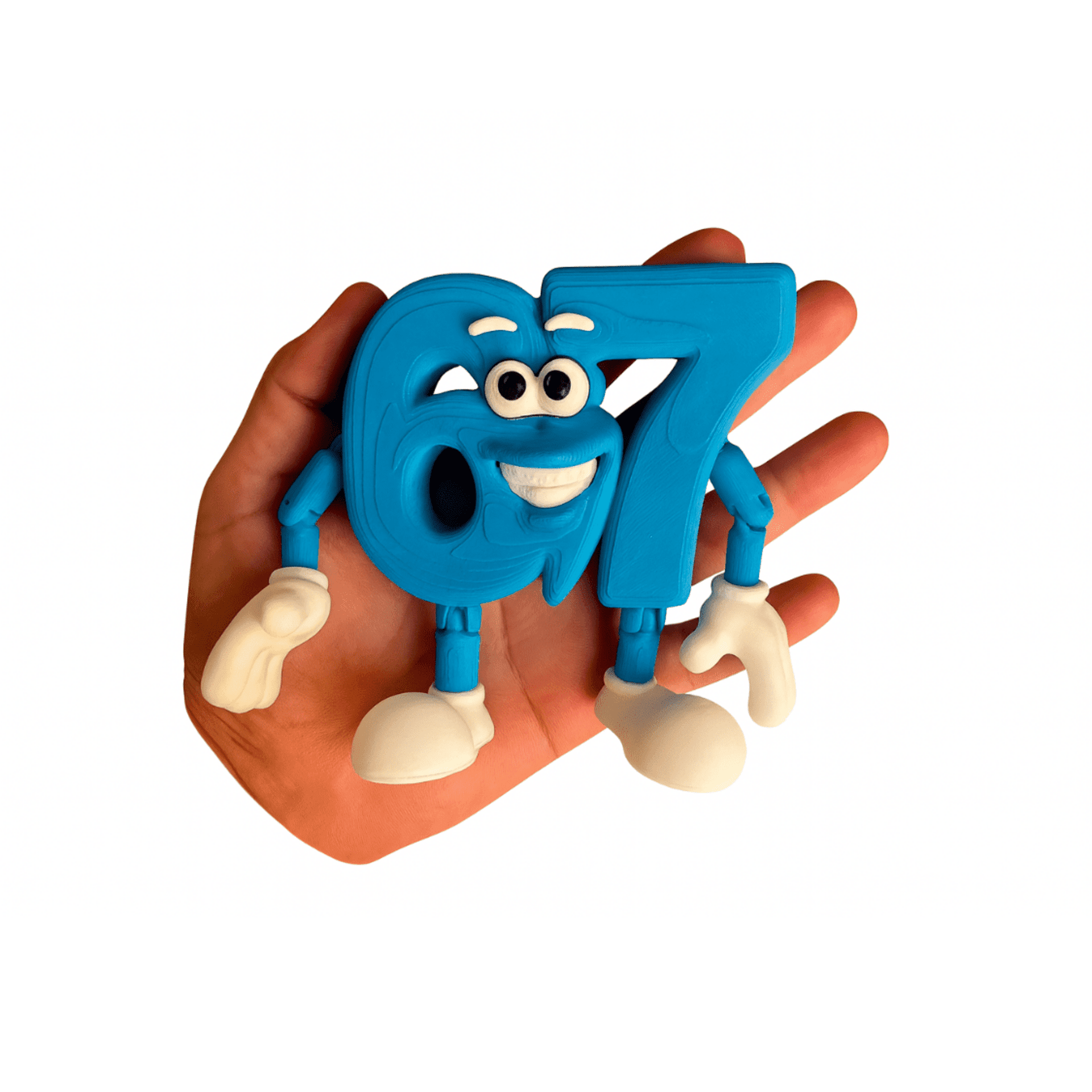 Figura Brainrot 67 Six Seven meme Roblox Brainrot Viral TikTok – Hecha en PLA Bi - 4