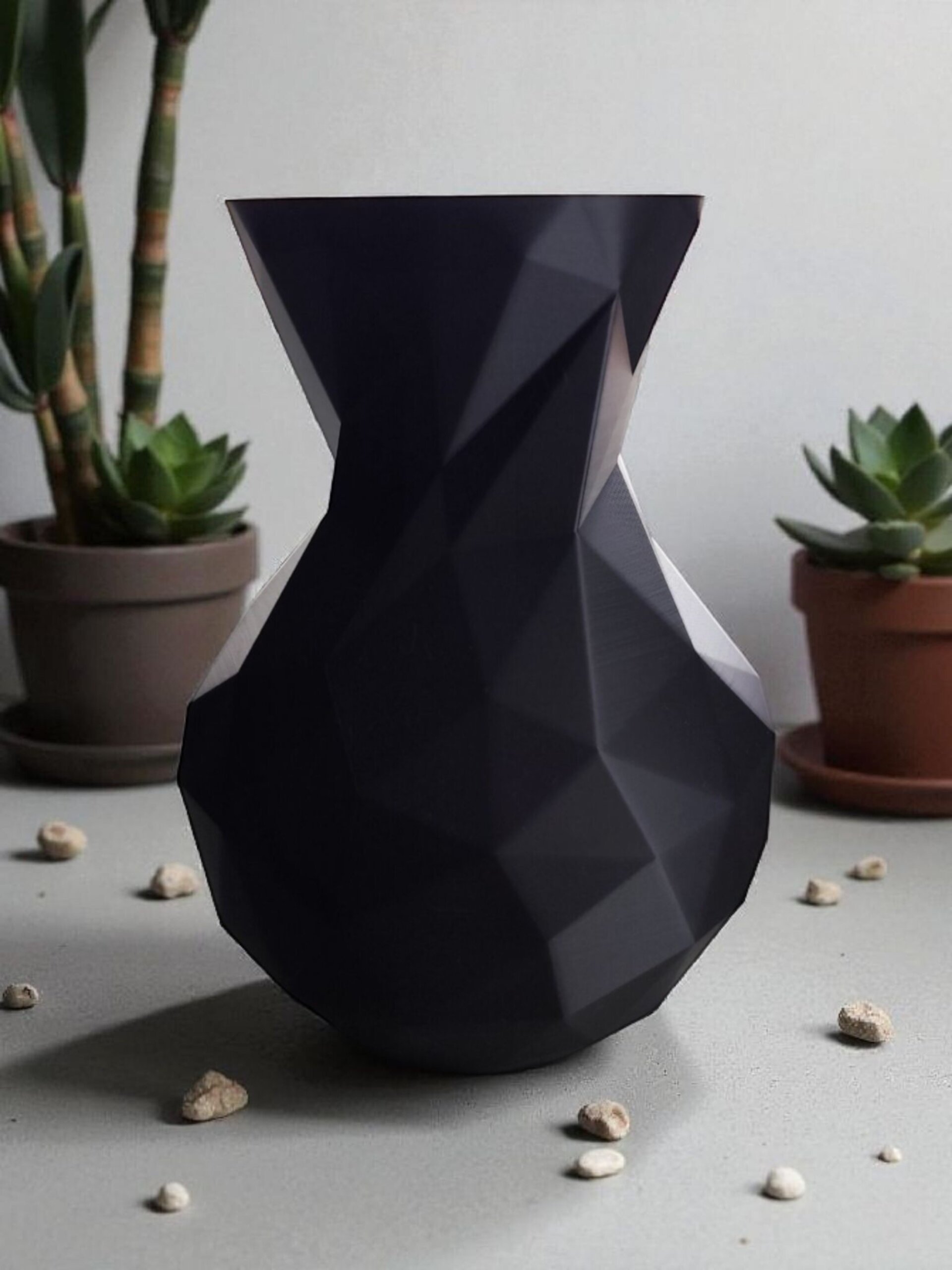 Jarrón Geométrico 3D – Diseño Moderno en PLA Biodegradable - 6