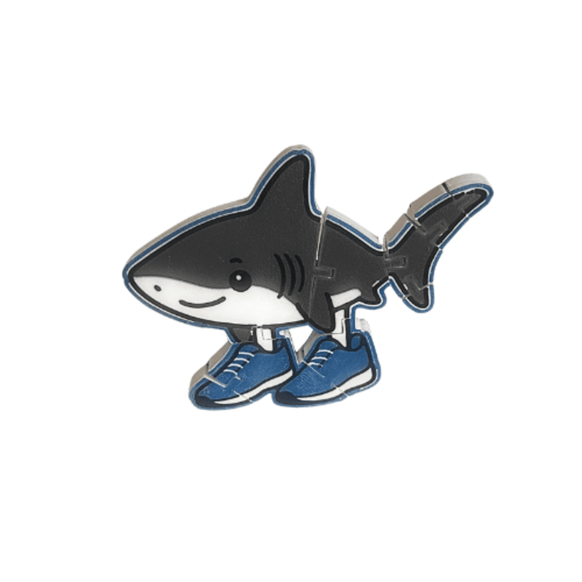 Figura Plana Tralalero Tralala – Brainrot Italiano Viral-Meme Viral Italiano - 4