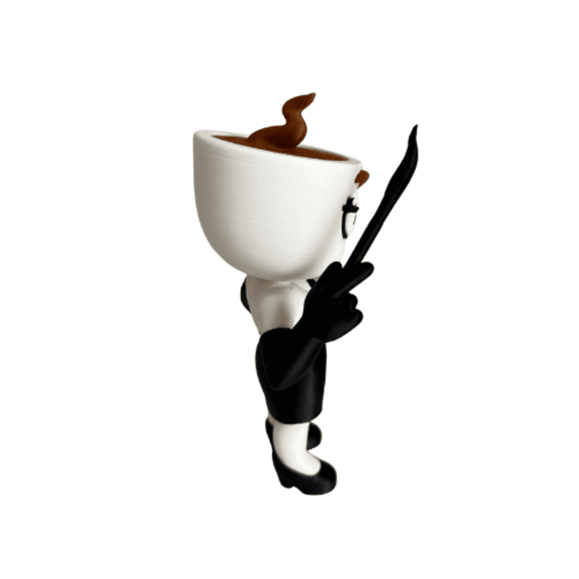 Figura Espressona Signora Brainrot – Diseño Articulado 14x9x6 cm - 2