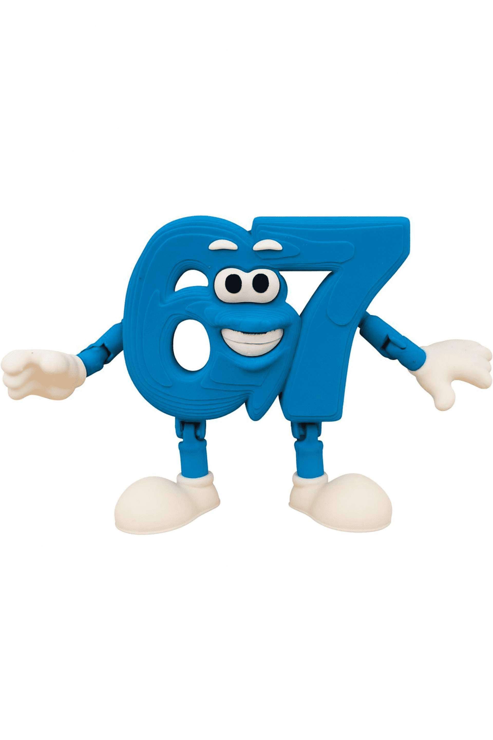 Figura Brainrot 67 Six Seven meme Roblox Brainrot Viral TikTok – Hecha en PLA Bi - 3