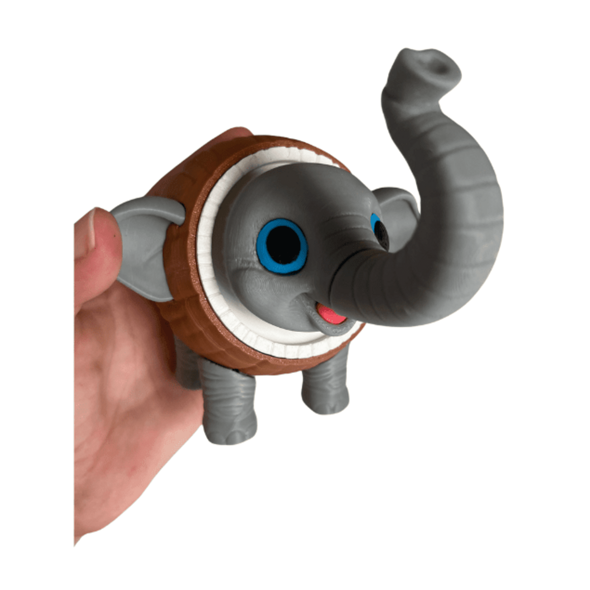 🐘🌀 Figura Articulada Cocofanto (Elefanto) – Edición Brainrot Viral Directamen - 1