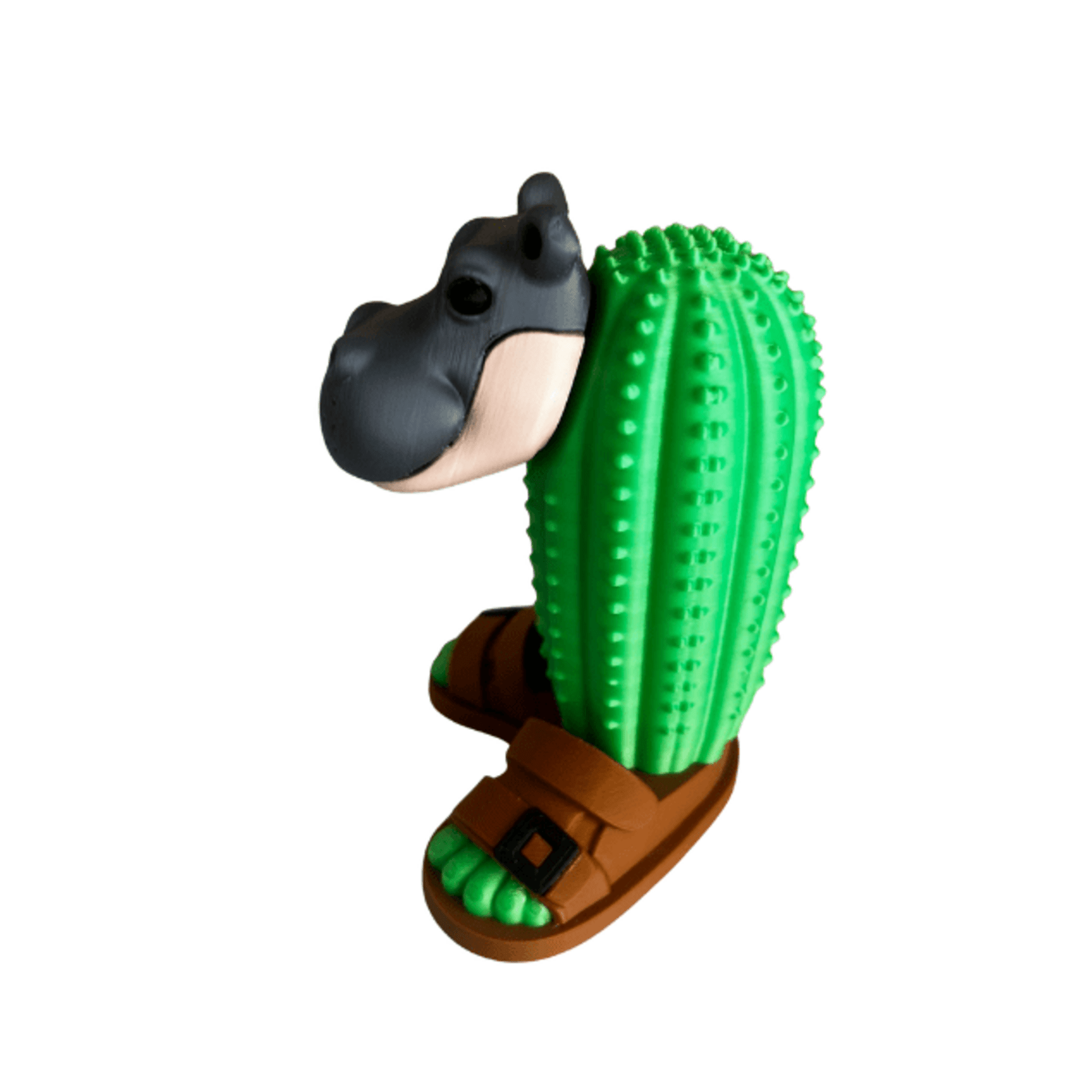 Figura articulada Cacto Hipopótamo estilo Brainrot – 12x9x9 cm – Diseño coleccio - 3