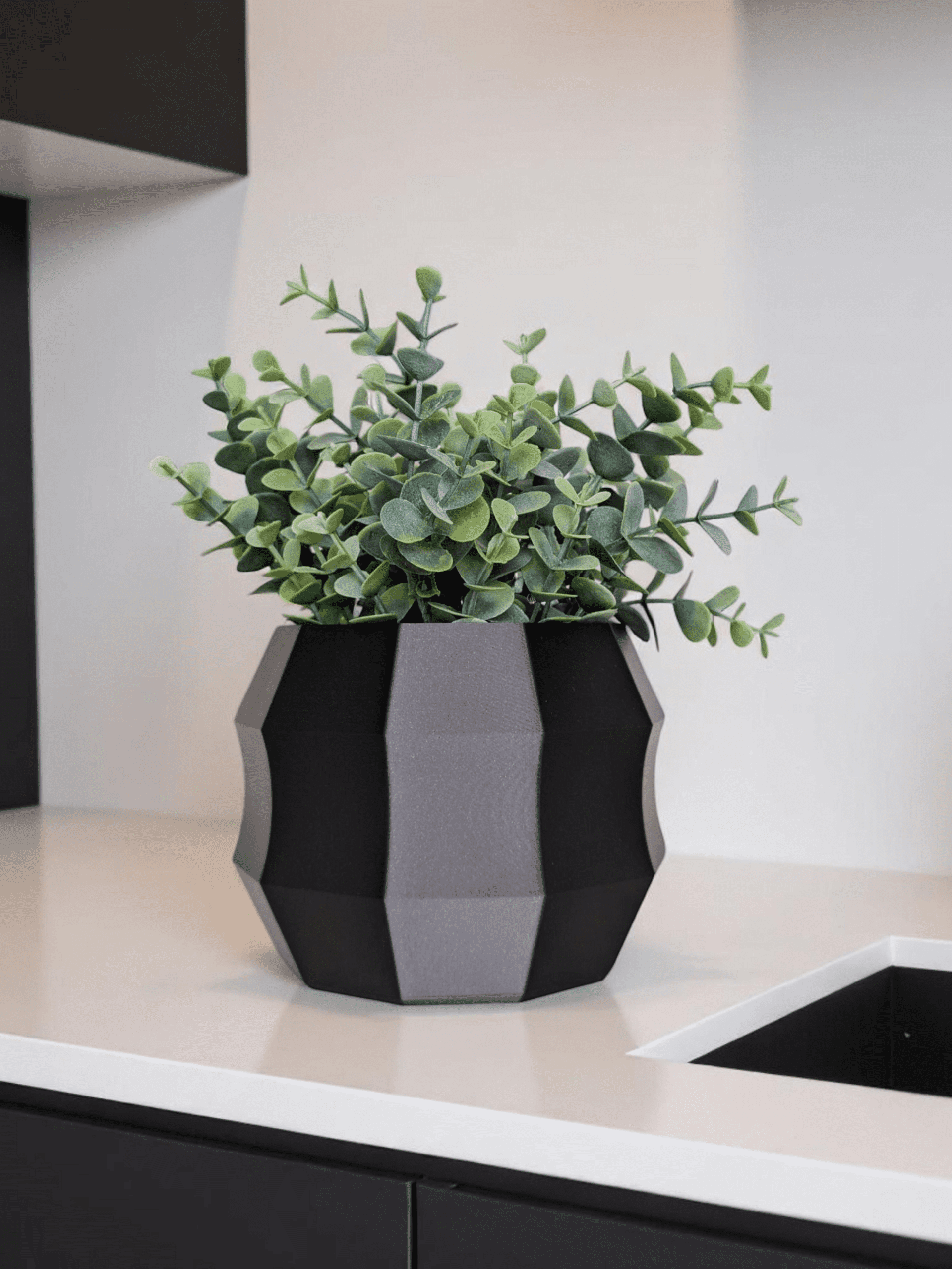 Maceta Decagonal 3D – Diseño Minimalista y Atemporal en PLA Biodegradable - 1