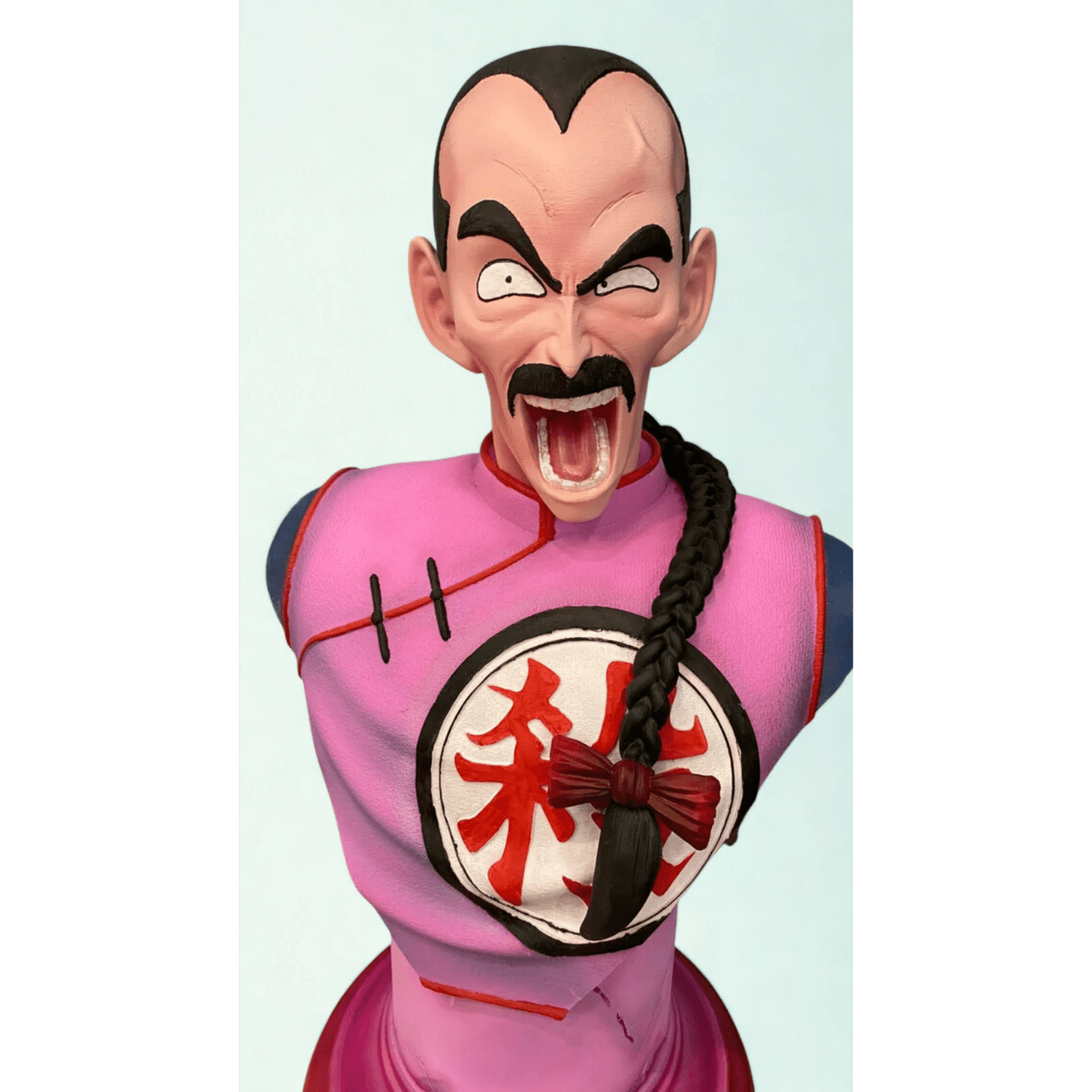 Busto Tao Pai Pai Dragon Ball – Escultura 3D de 48 cm Pintado a Mano para Fans - 1