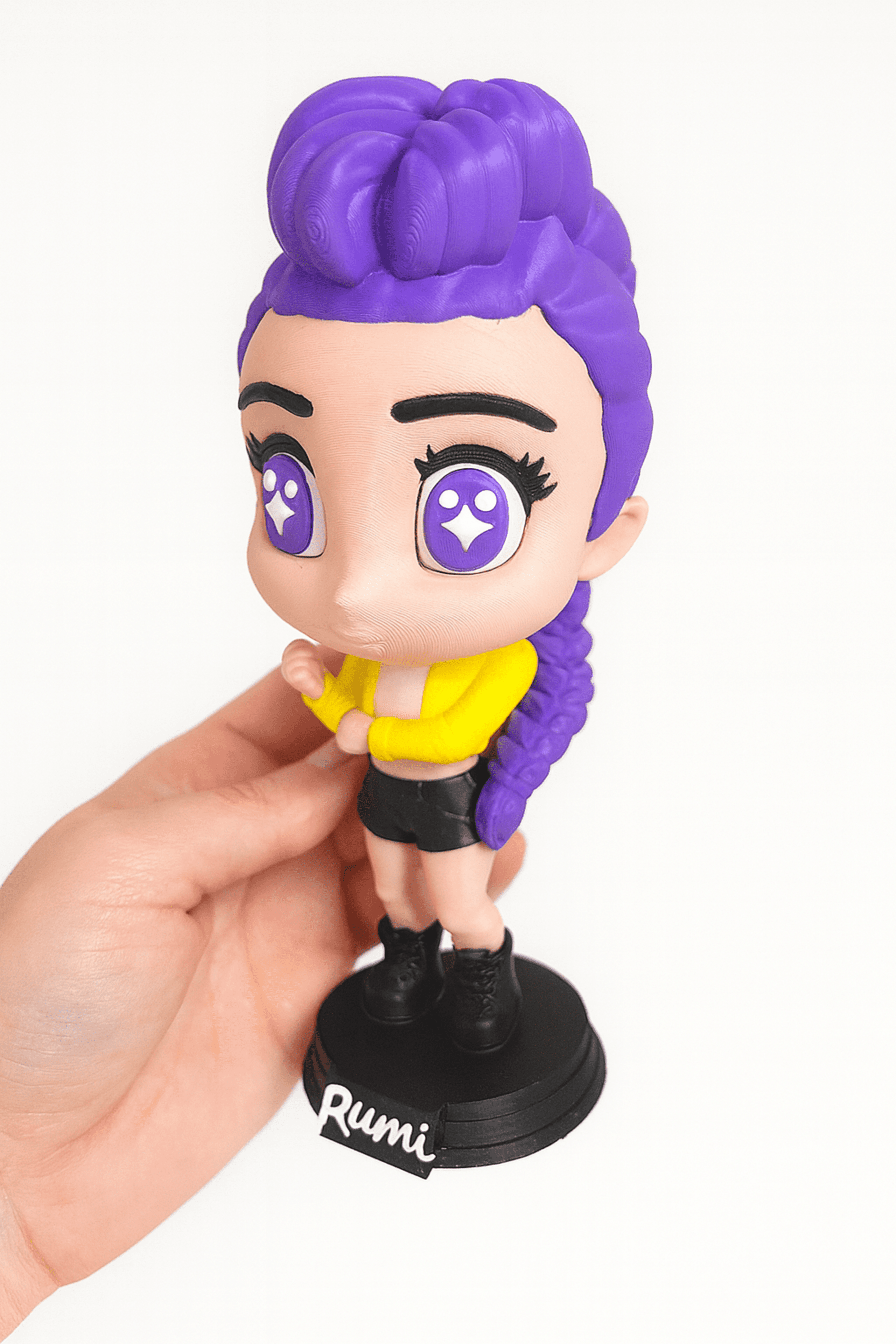 Figura 3D de Rumi – KPOP Demon Hunters | 15 cm | Impresa en PLA Biodegradable - 1