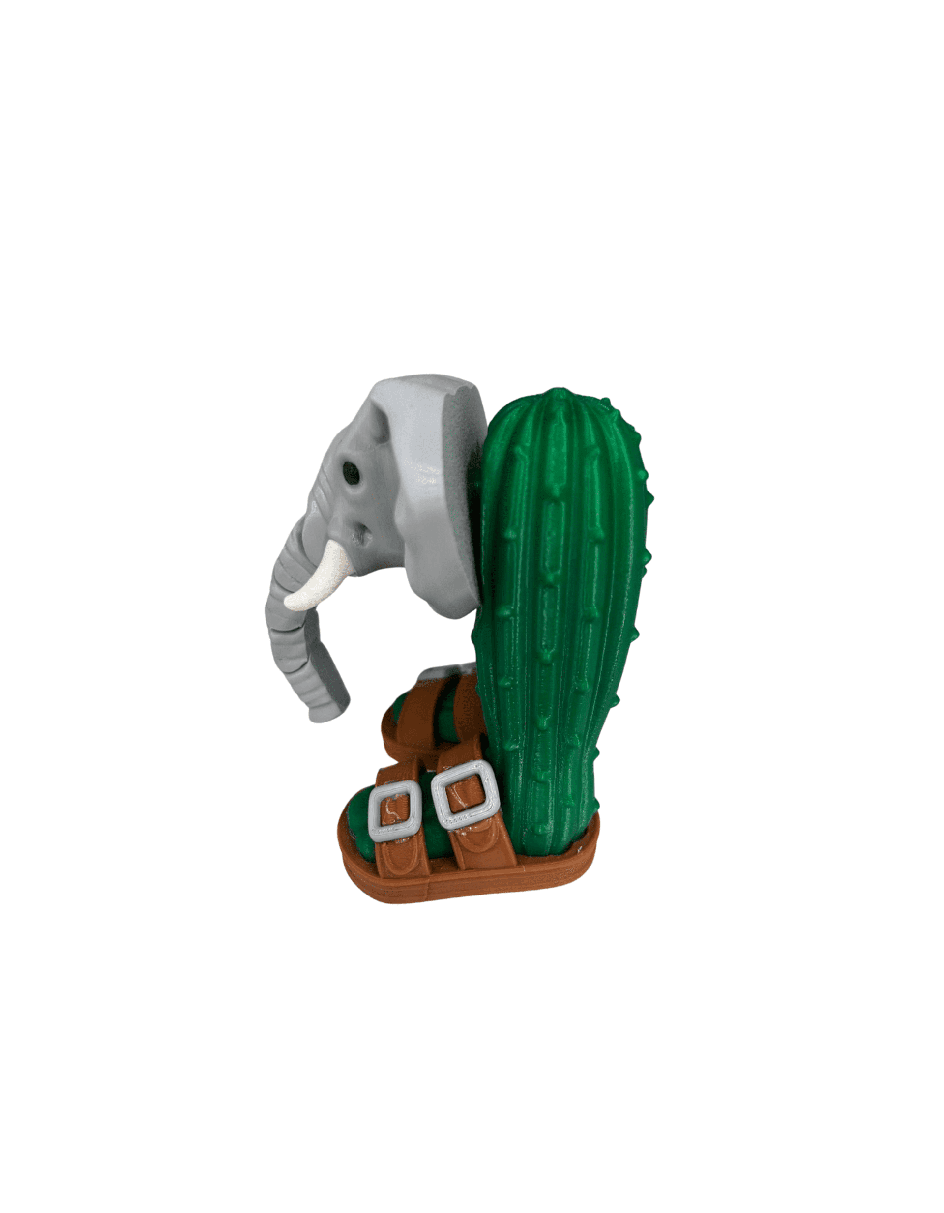 Lirili Larila Cactus Elefante, figura 3D - 2