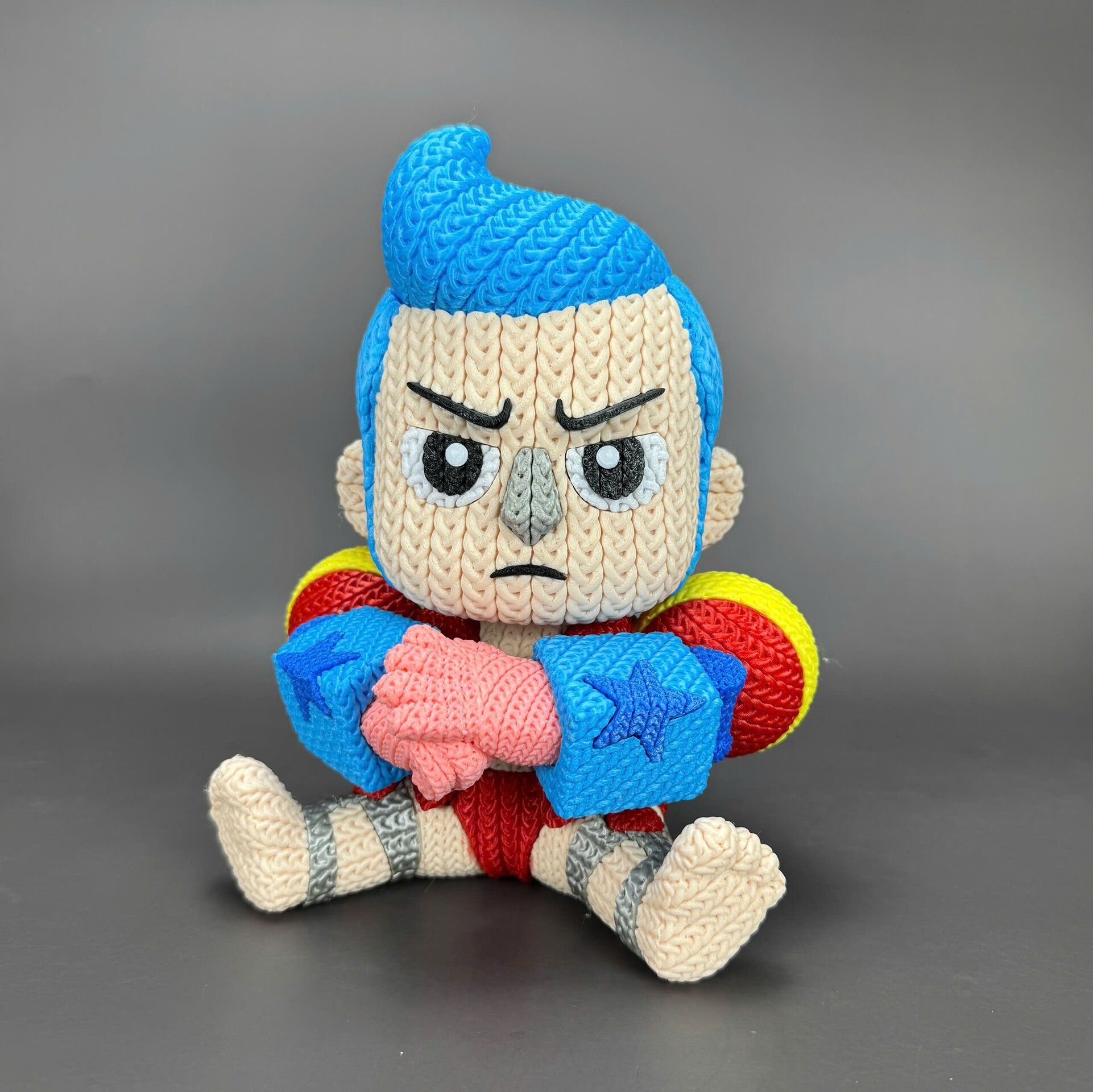 Franky One Piece – Figura 3D estilo crochet | Coleccionable de anime - 1