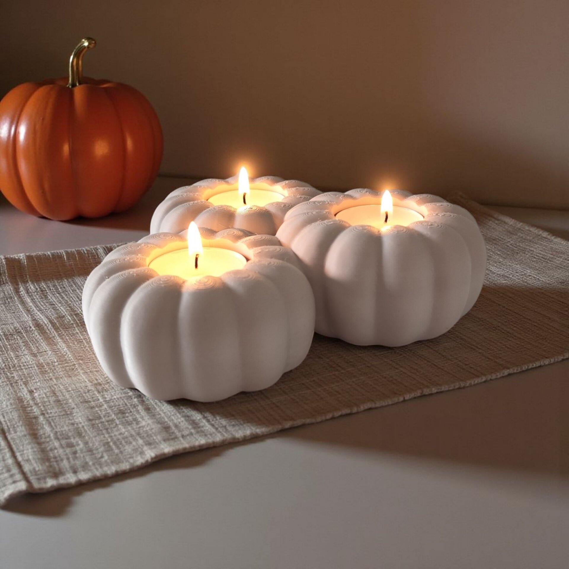 Calabaza 3D – Diseño Elegante y Sostenible en PLA Biodegradable - 1