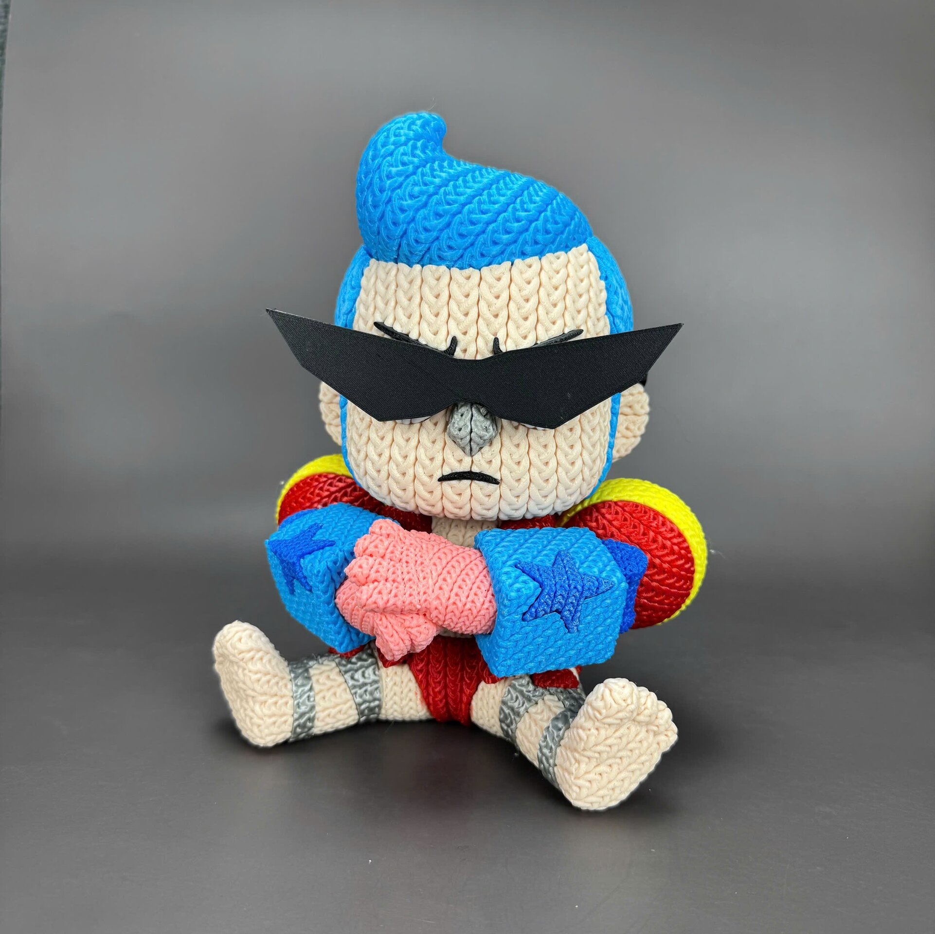 Franky One Piece – Figura 3D estilo crochet | Coleccionable de anime - 5