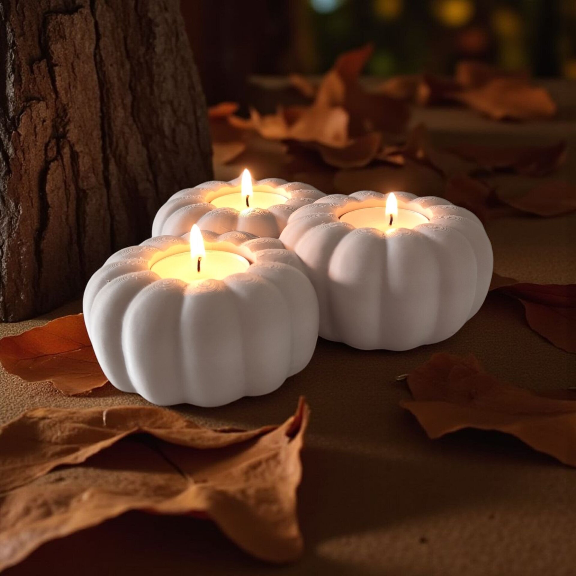 Calabaza 3D – Diseño Elegante y Sostenible en PLA Biodegradable - 2