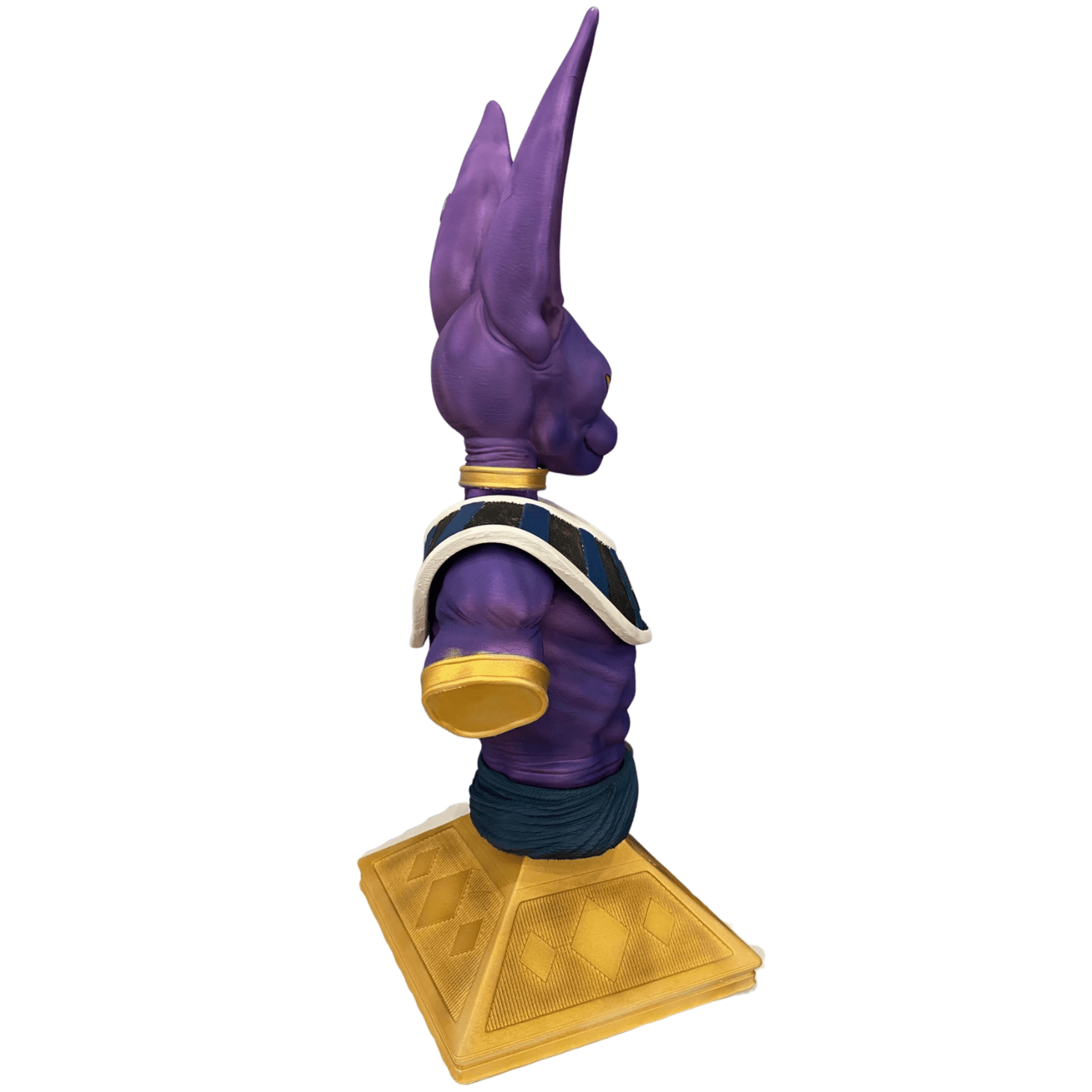 Busto Bills Dragon Ball – Escultura 3D de 45 cm Pintado a Mano | Dios de la Dest - 4
