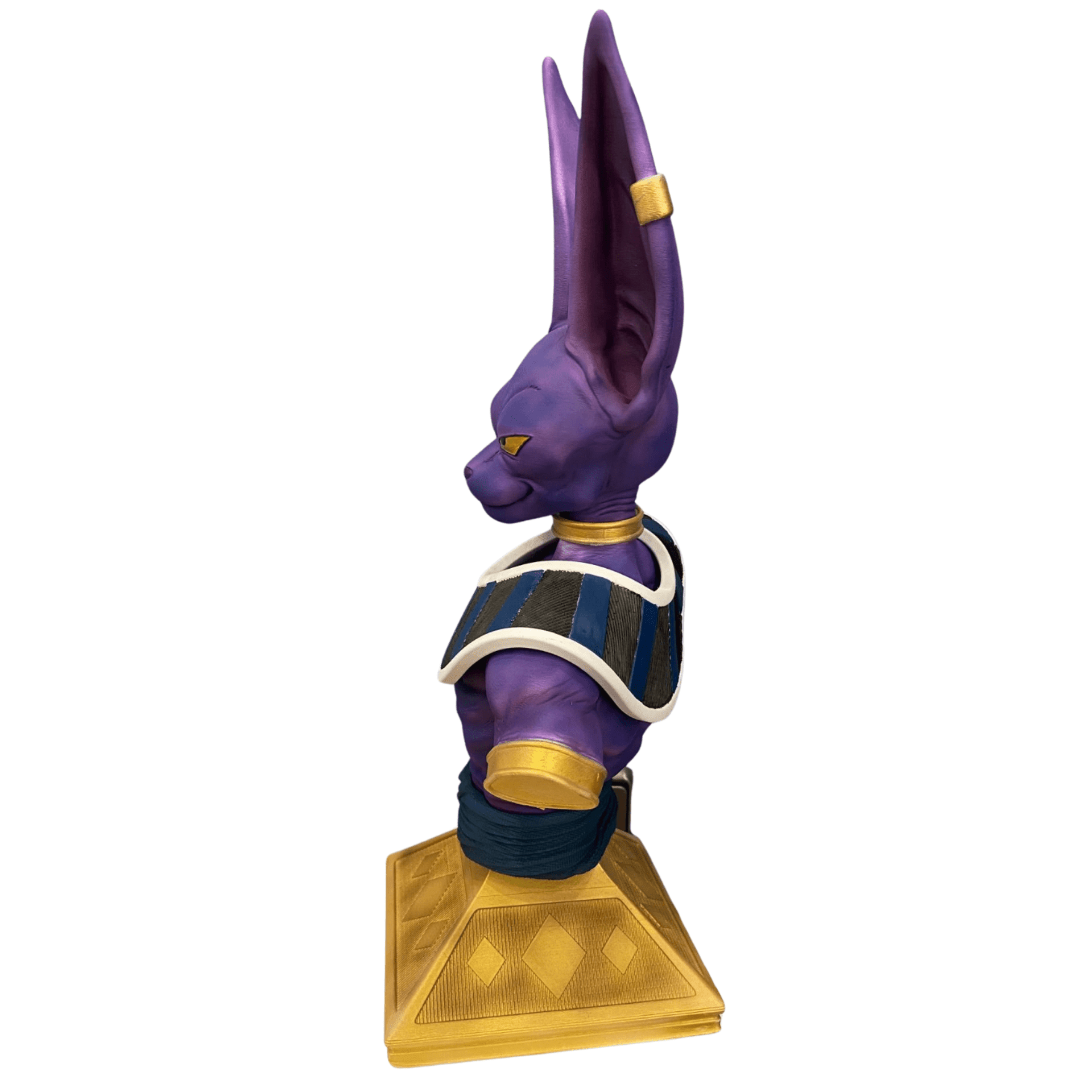 Busto Bills Dragon Ball – Escultura 3D de 45 cm Pintado a Mano | Dios de la Dest - 6