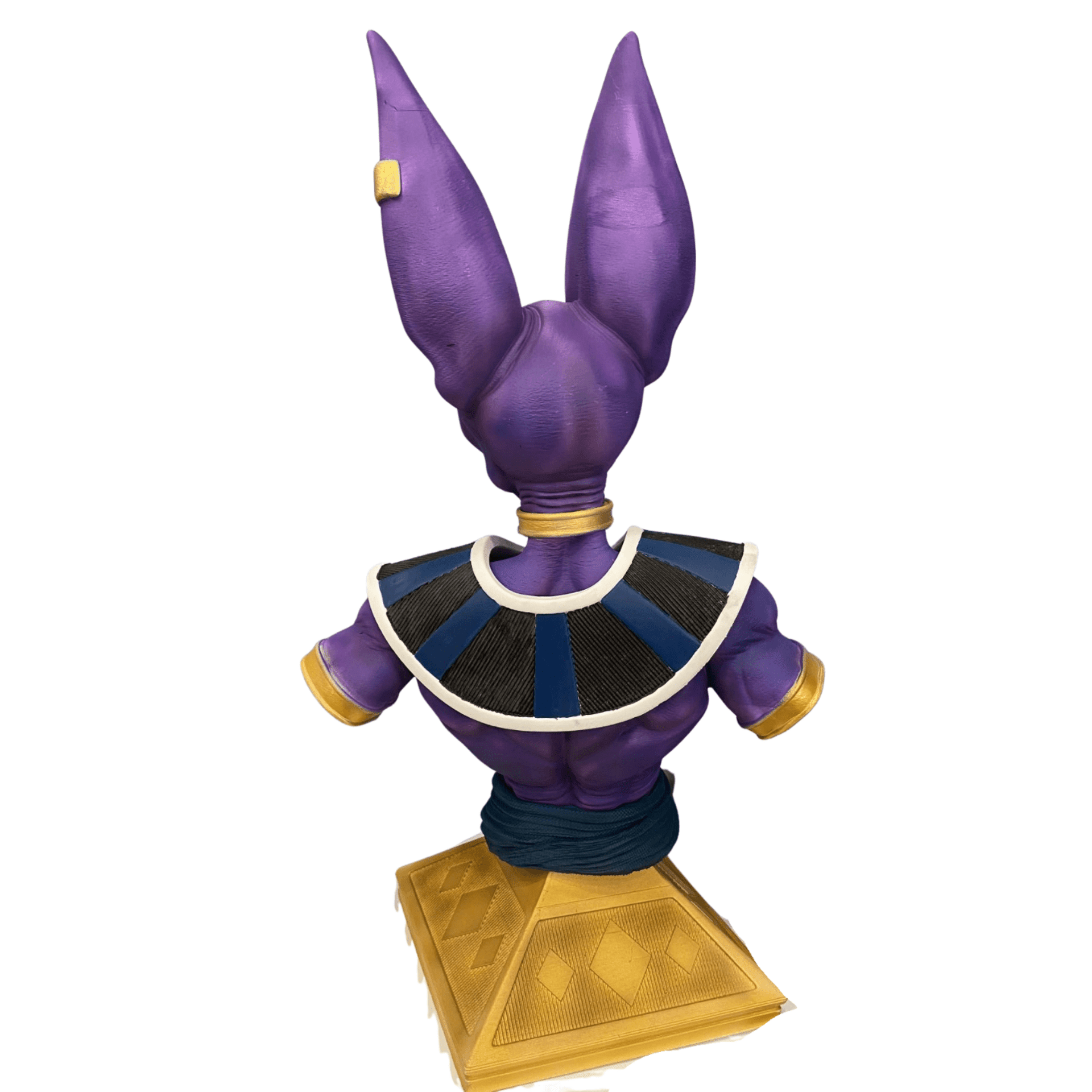 Busto Bills Dragon Ball – Escultura 3D de 45 cm Pintado a Mano | Dios de la Dest - 5