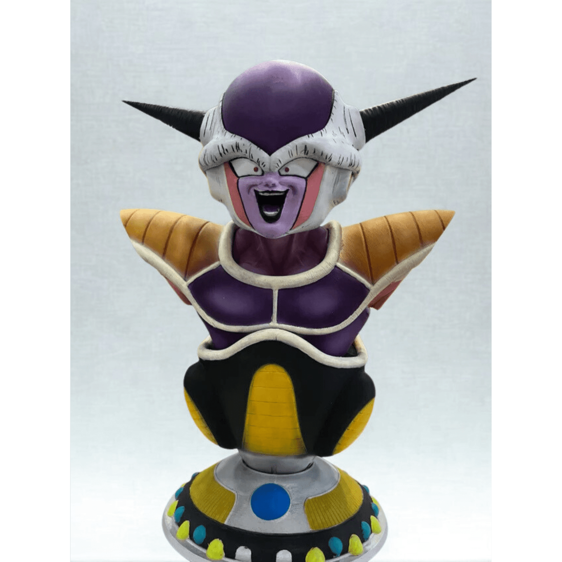 Busto Freezer Dragon Ball pintado a mano para fans de la saga de Dragon Ball - 1