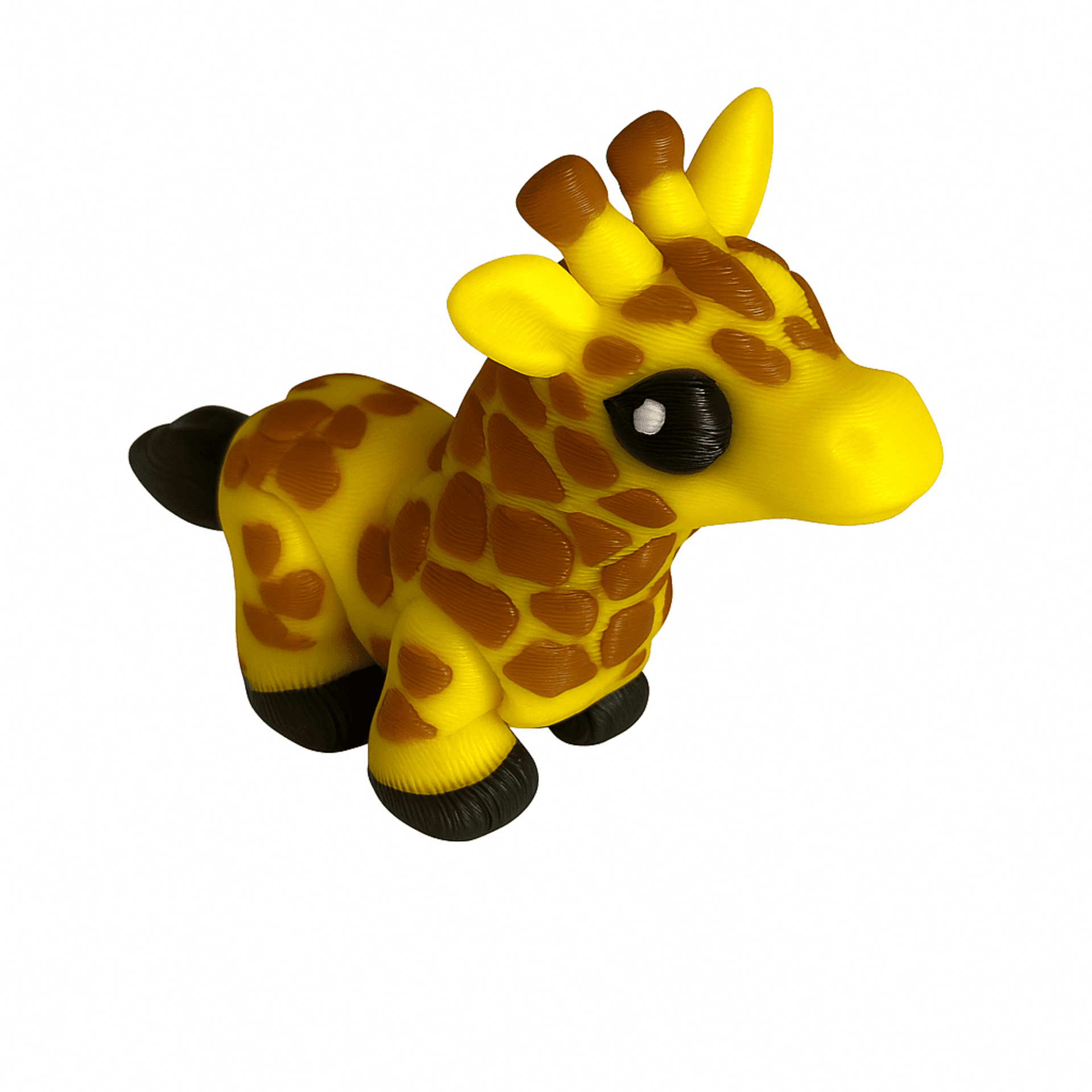 Mini Friends 3D – Jirafa articulada de 4 cm con Certificado de Adopción - 4