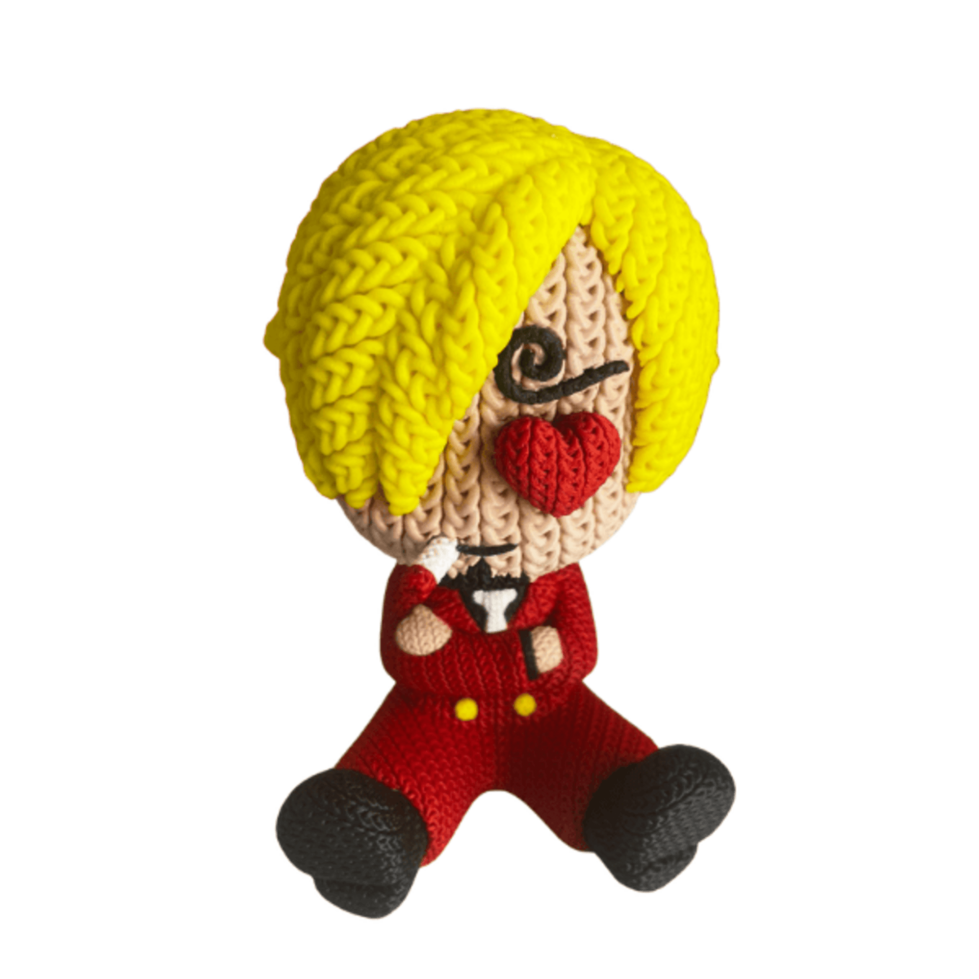 Figura Sanji One Piece estilo crochet – Juguete decorativo anime 16x9x11 cm - 1