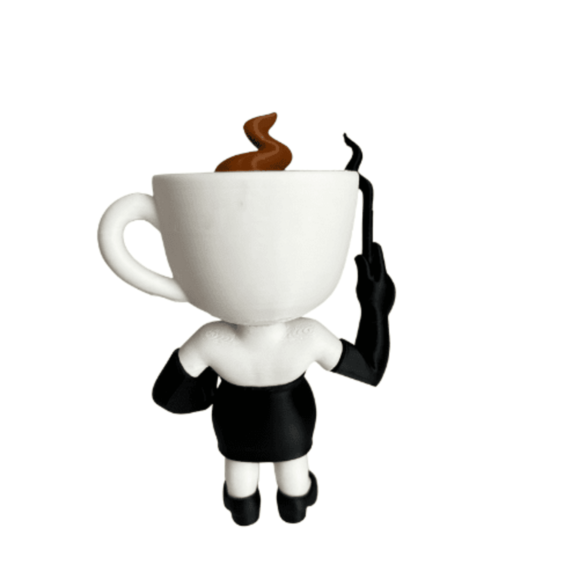 Figura Espressona Signora Brainrot – Diseño Articulado 14x9x6 cm - 6