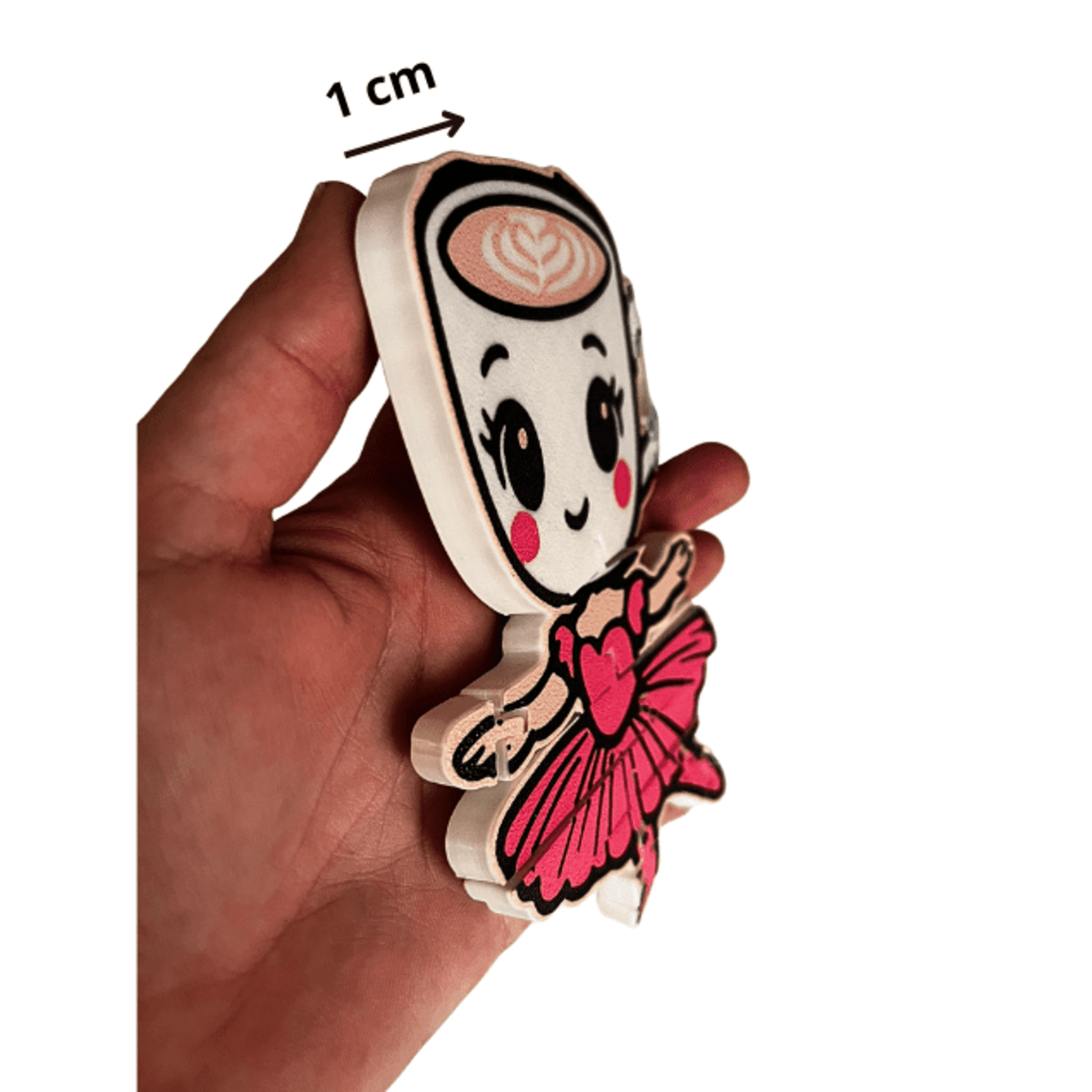 Figura Plana Ballerina Capuchina – Brainrot Italiano -Meme Viral Capuchino - 3