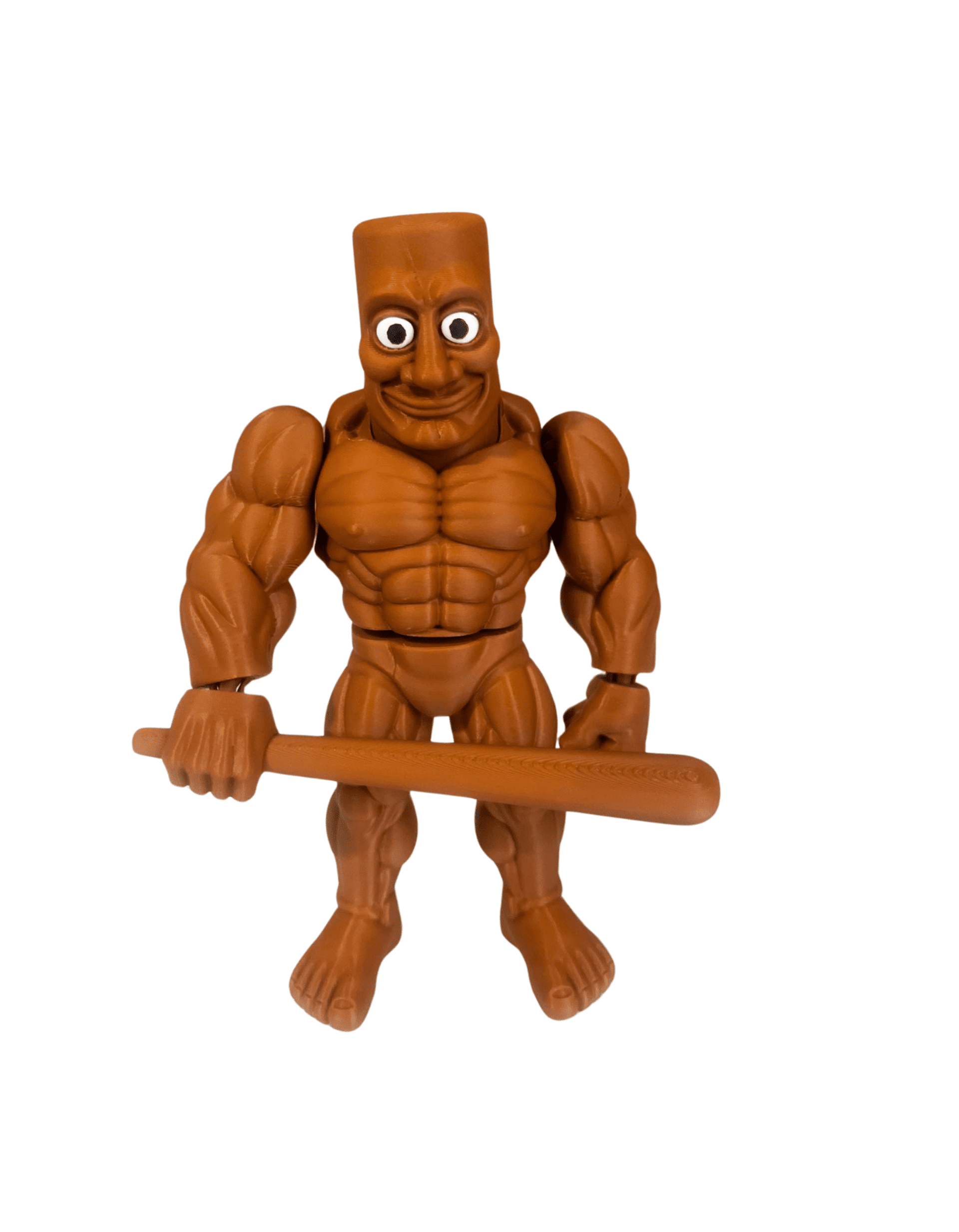Figura Tung Tung Tung Sahur musculoso - 5