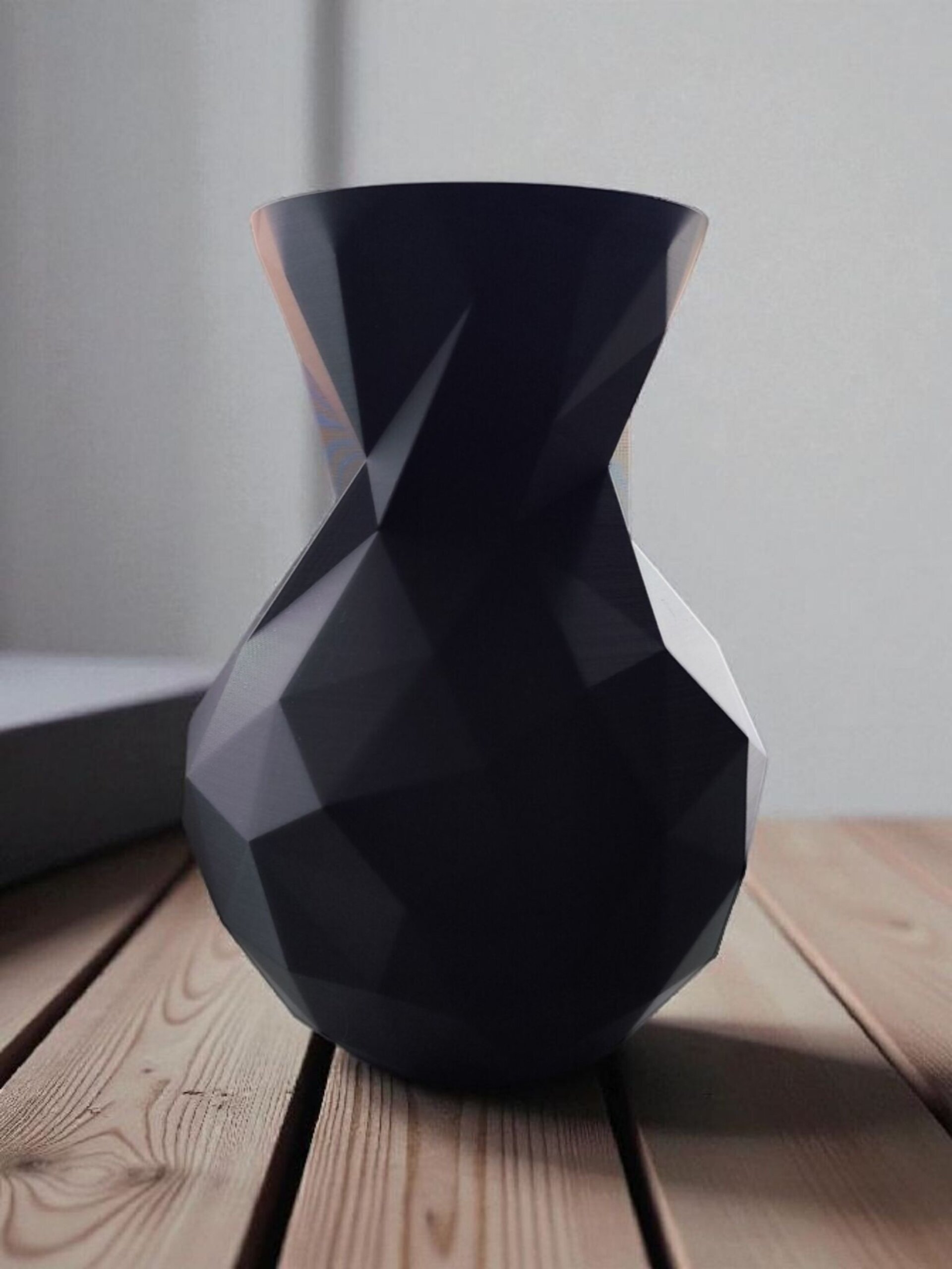 Jarrón Geométrico 3D – Diseño Moderno en PLA Biodegradable - 4