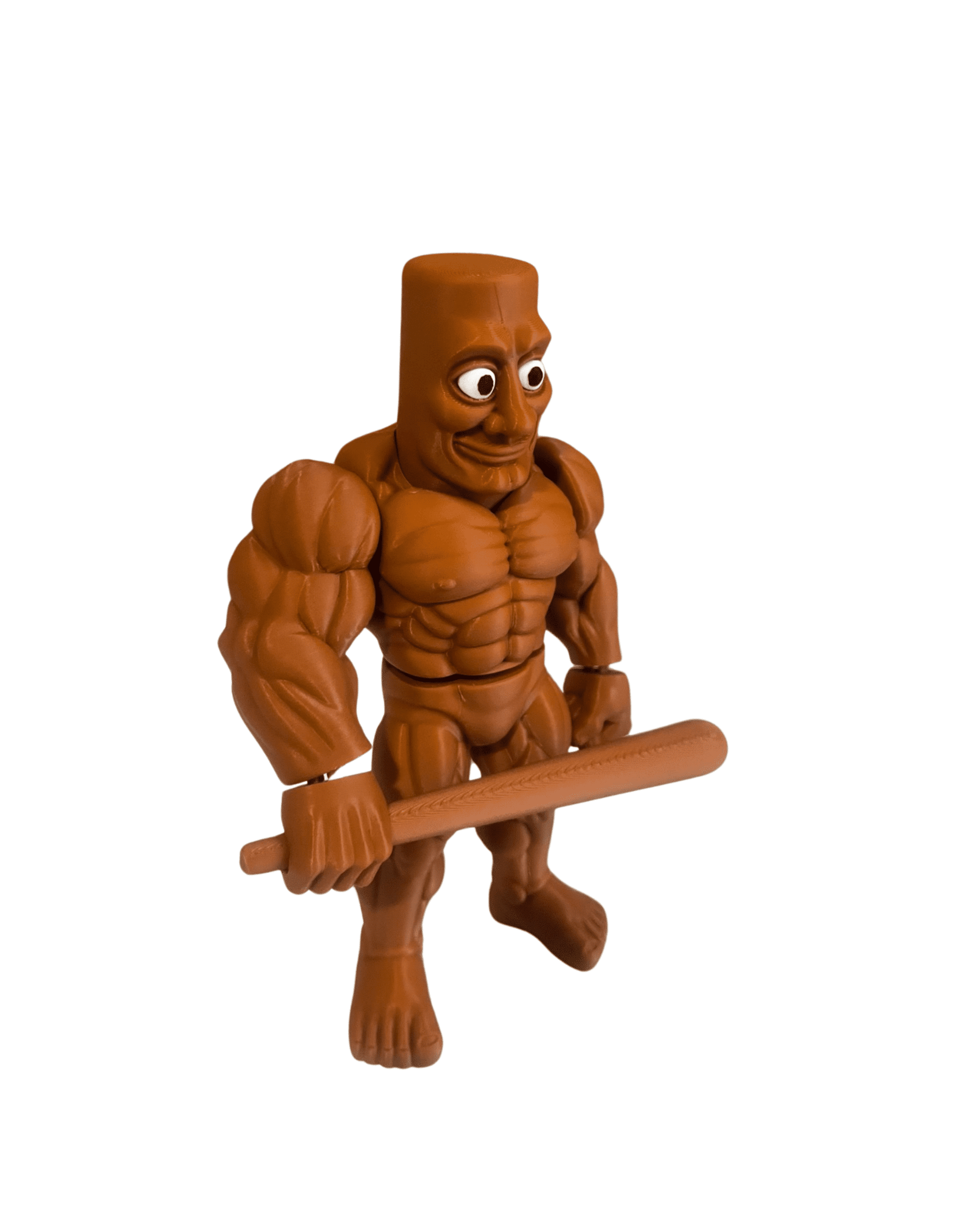 Figura Tung Tung Tung Sahur musculoso - 3