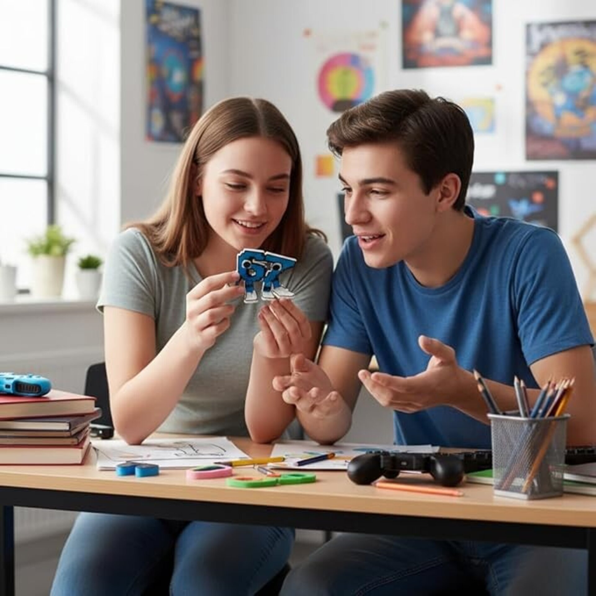 Figura Six Seven Brainrot 67 – Figura Plana- Viral-Meme Viral Brainrot Italiano - 3