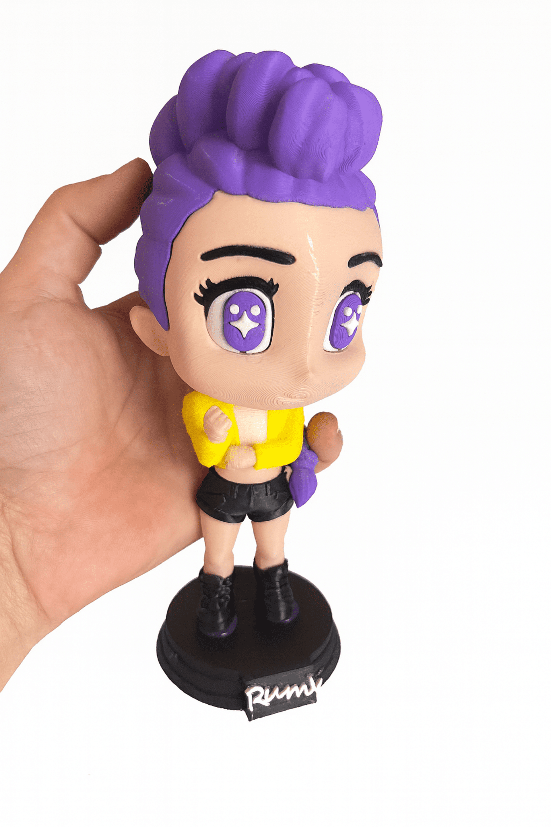 Figura 3D de Rumi – KPOP Demon Hunters | 15 cm | Impresa en PLA Biodegradable - 2