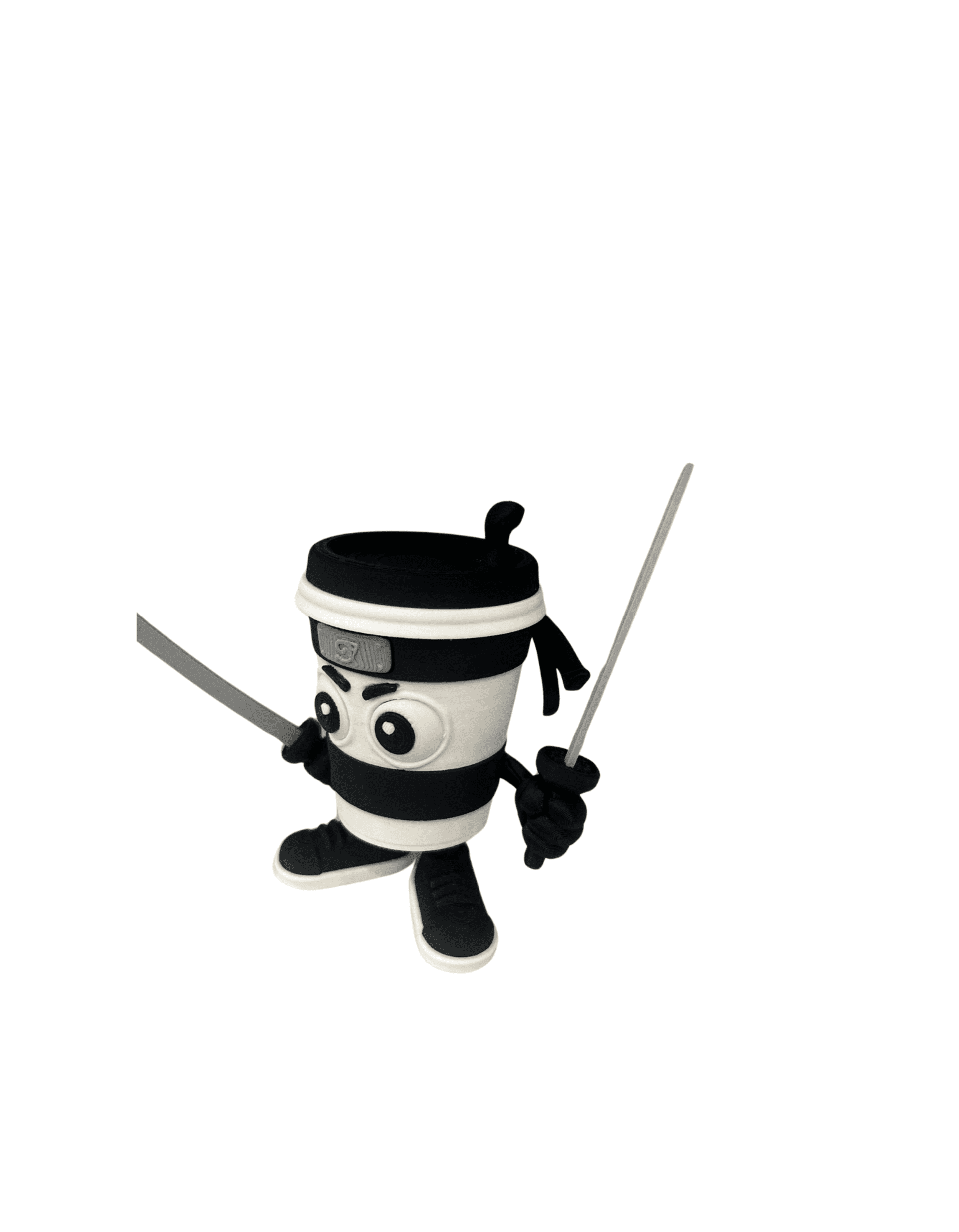 Figura Capuchino asesino , Killer Cappuccino articulado  Hand-Painted 3D - 3