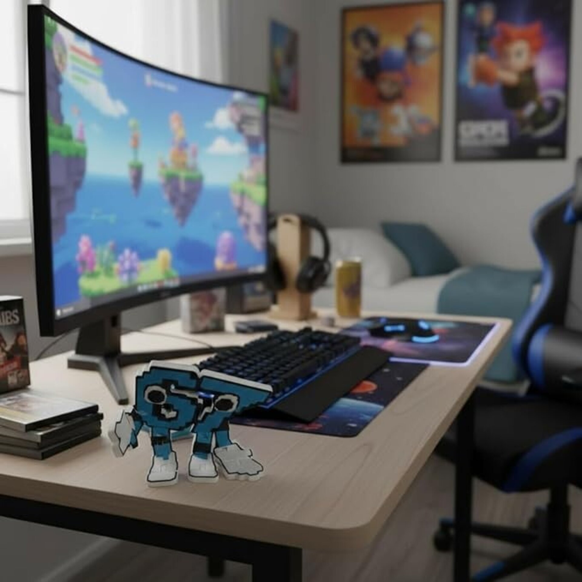 Figura Six Seven Brainrot 67 – Figura Plana- Viral-Meme Viral Brainrot Italiano - 4