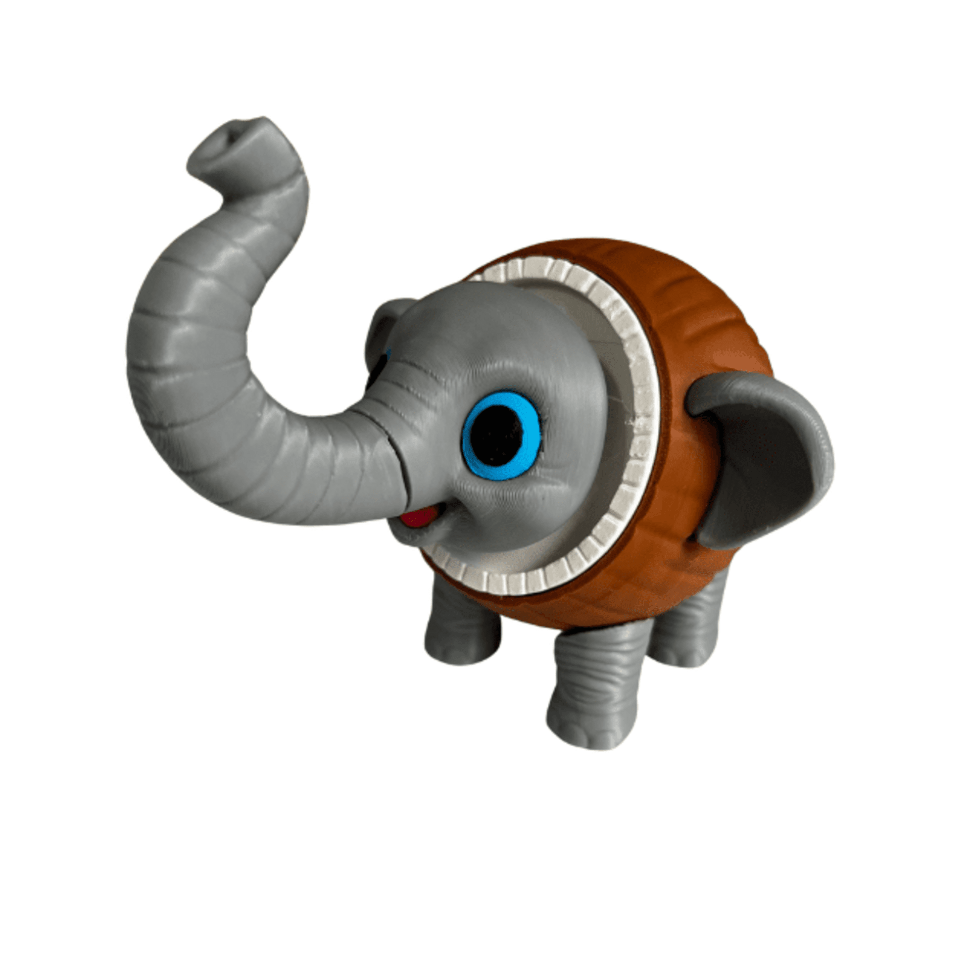 🐘🌀 Figura Articulada Cocofanto (Elefanto) – Edición Brainrot Viral Directamen - 5