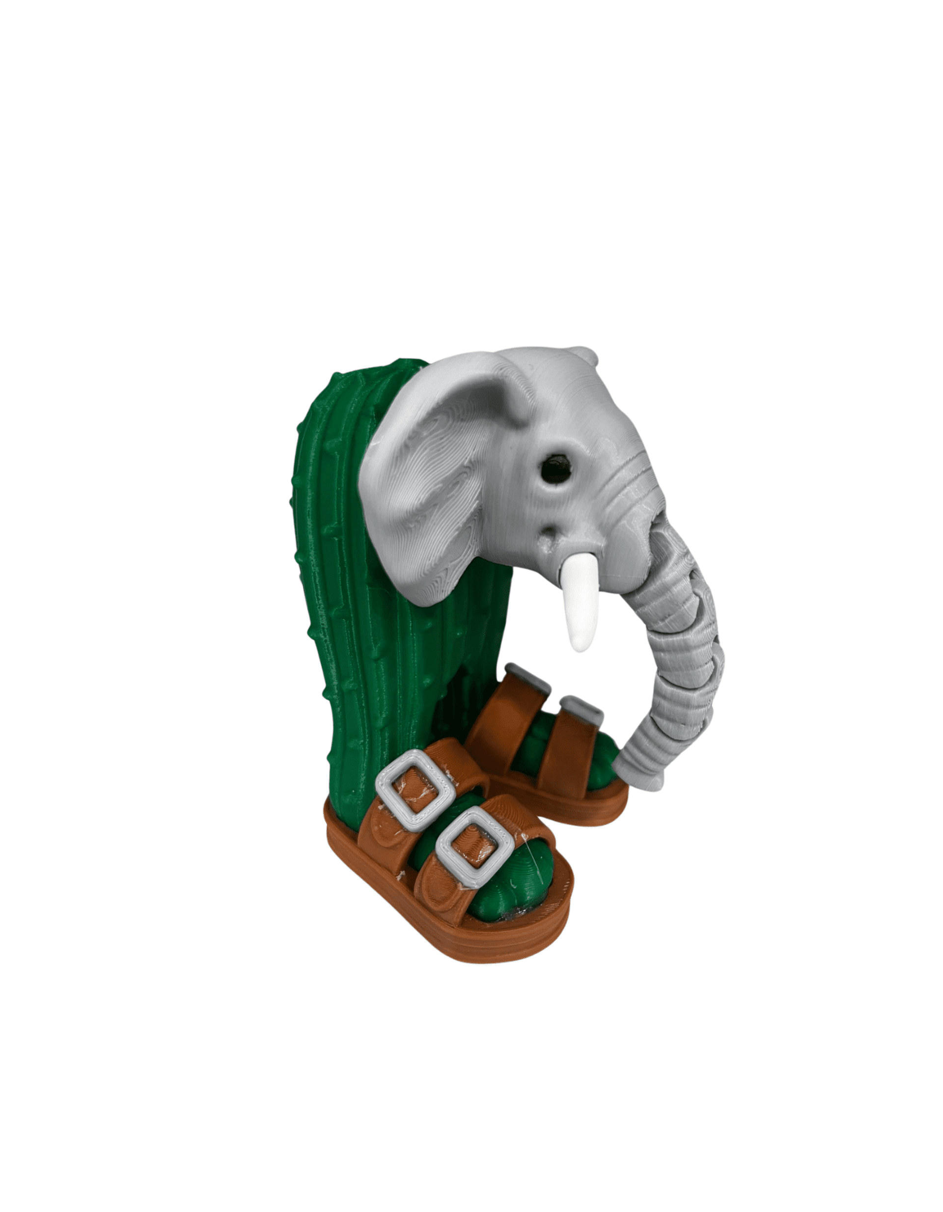 Lirili Larila Cactus Elefante, figura 3D - 3